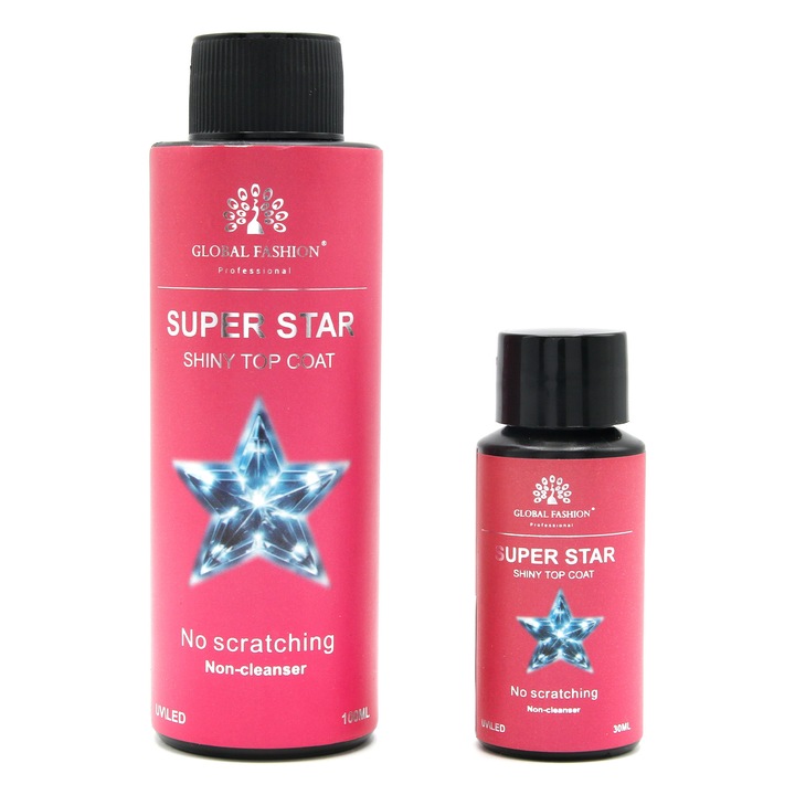 Top pentru unghii Superstar Shiny, Global Fashion, 100 ml