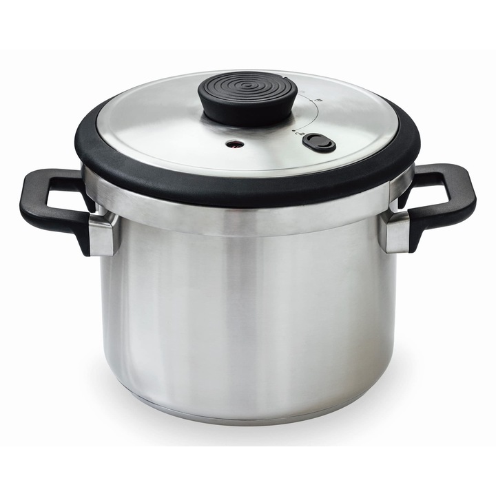 Lacor kukta, 6L, 22cm, rozsdamentes acél, hőelosztó talp, hőálló fogantyúk