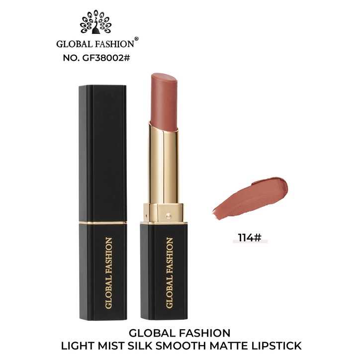 Матово червило Light Mist Silk Smooth Global Fashion #114