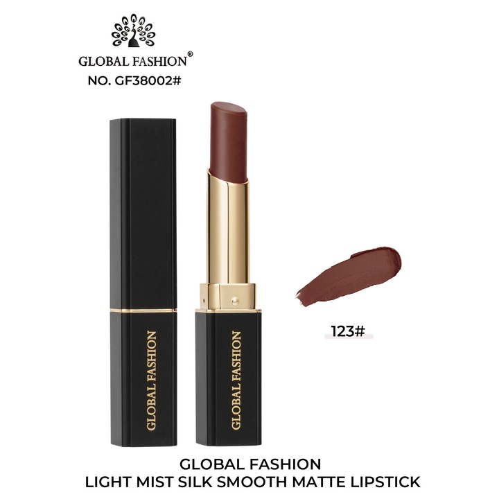 Матово червило Light Mist Silk Smooth Global Fashion #123
