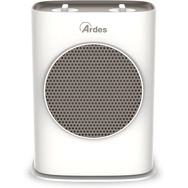 ARDES AR4P03O SOUND O – Oszcilláló kerámia hősugárzó, 1500 W, vezérlőpanellel, kompakt és csendes kialakítás, hordozható, praktikus fogantyúval a szállításhoz