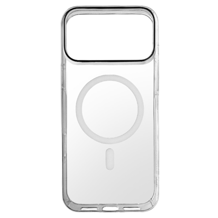 Husa Comma Hard Jacket Magnetic compatibila cu iPhone 17 Pro Max Transparent