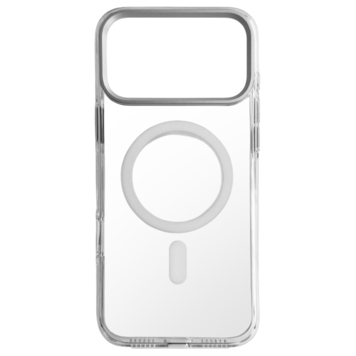 Husa Comma Crystal Series Magnetic compatibila cu iPhone 17 Pro Max Transparent