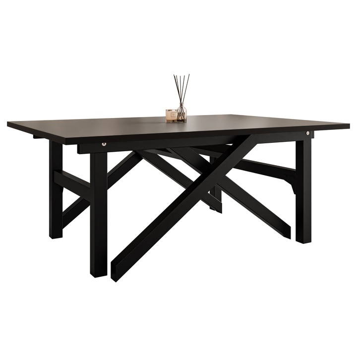 Masa ajustabila Zufralo Bis, MIRJAN 24, negru, 70x100x40 cm