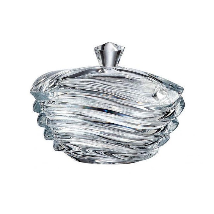 Bomboniera cristal Bohemia Wave 17 cm