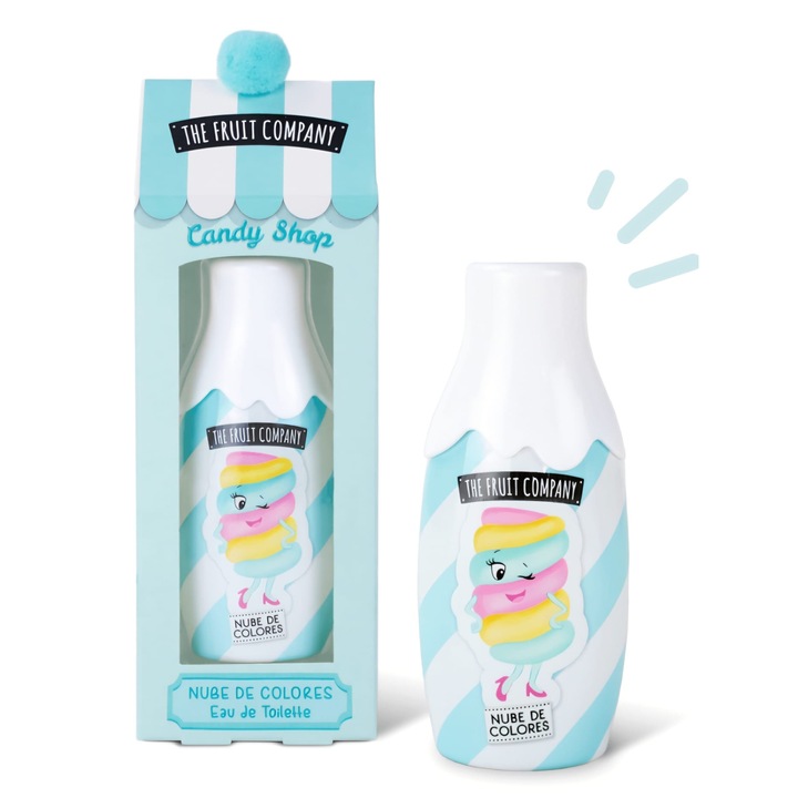 Parfum pentru copii, THE FRUIT COMPANY, Nube de Colores, aroma dulce fructata, 40 ml