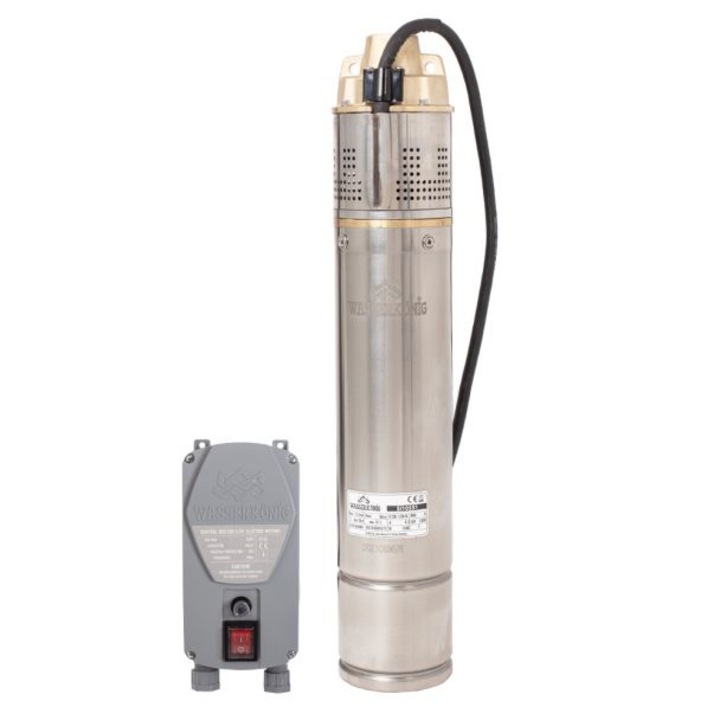 Pompa submersibila periferica Wasserkonig SI10551, diametru 4", 1500 W, debit 3060 l/h, inaltime refulare 105 m