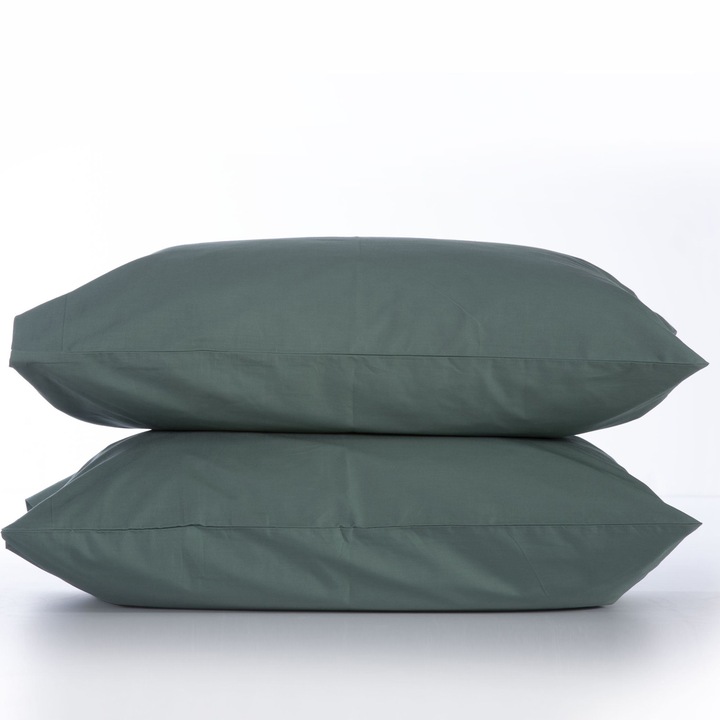 Set 2 fete de perna 52×72 cm, bumbac, Nef-Nef Basic Verde