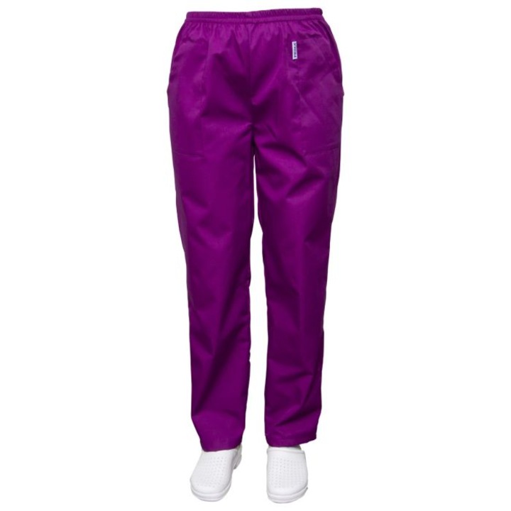 Pantaloni medicali unisex SAVA Clasic 140 g/m2, M, mov