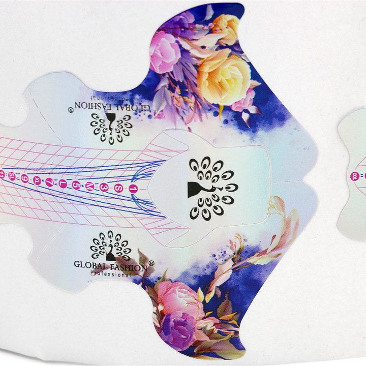 Шаблони за изграждане на нокти (300 бр.)