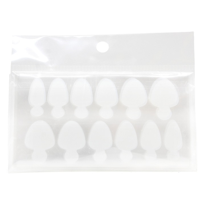 Újrafelhasználható szilikon sablon tipekhez, B forma, 10 db