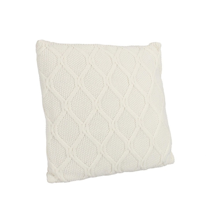 Perna decorativa Scotty White 45X45 Bizzotto
