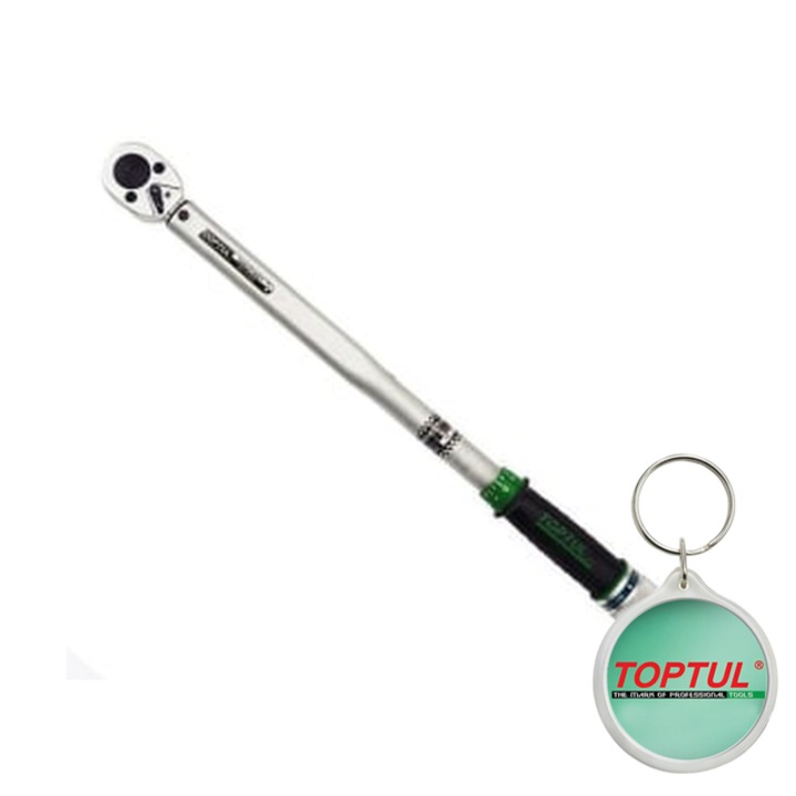 Cheie clichet / cuplu 1/2", raza 40-210 Nm, lungime 53, 5 cm, Toptul, 1x Breloc