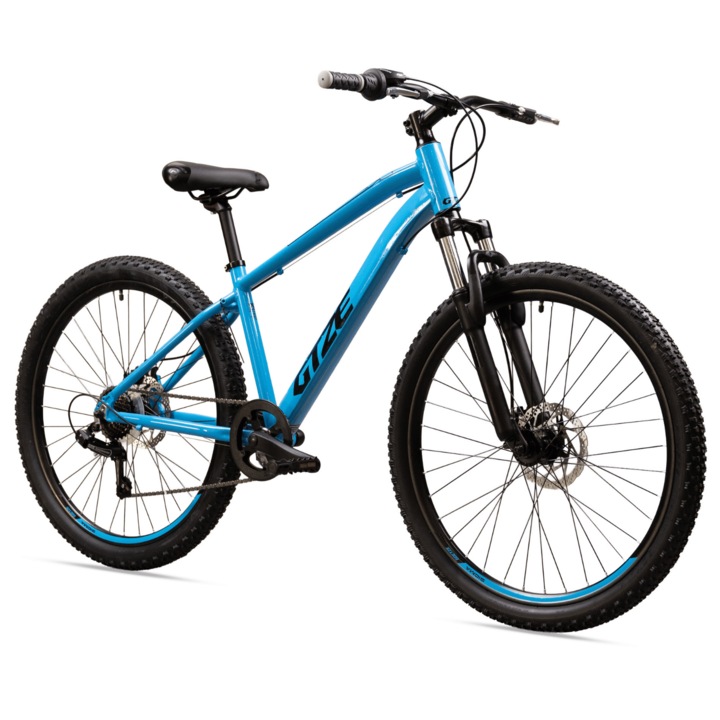 Bicicleta MTB pentru adolescenti Goetze Sigma 26", cadru aluminiu 15", furca 60 mm, 7 viteze Shimano Tourney, pentru inaltime 145–160 cm