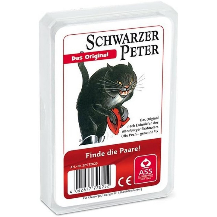 ASS Altenburger kártyajáték - Ki húzza ki a Fekete Pétert (német nyelven)