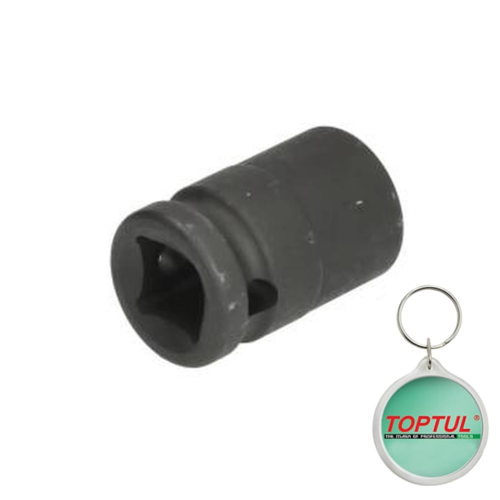 Tubulara impact 1/2" (12, 5 mm), dimensiune cheie E-TORX E20, tubulara, Toptul, 1x Breloc