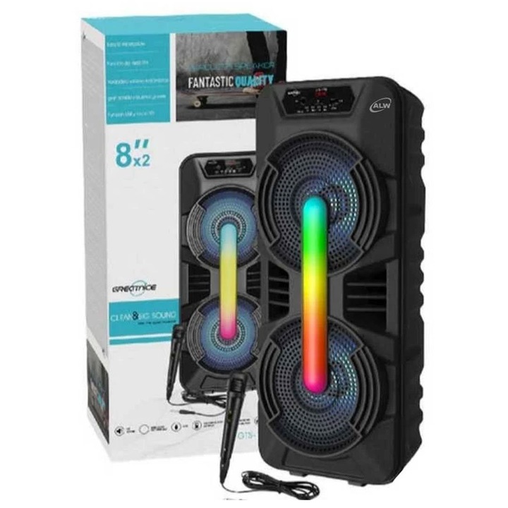 Boxa Bluetooth Portabilă GTS Group GTS1702, 1000W, Radio FM, 60x20x24.2cm