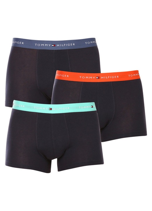 Boxeri Tommy Hilfiger pentru barbati, set de 3, bleumarin, bumbac M