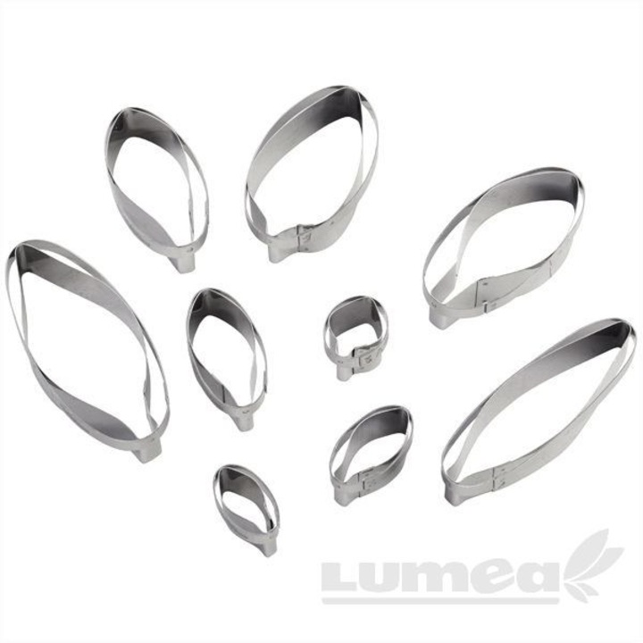 Set decupatoare trandafir suculent, 9 bucati - Wilton