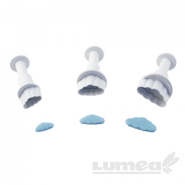 Set decupatoare nori, 3 buc. - Lumea