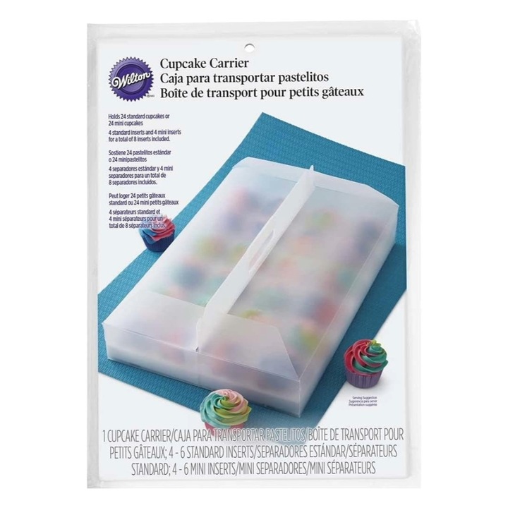 Cutie pentru briose, prajituri, Transparent - Wilton