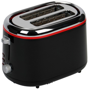 Prajitor de paine Star-Light TEB-850BR, 850W, 2 felii, Grad de rumenire ajustabil, 7 trepte, Functie dezghetare, Negru/Rosu Prajitor de paine Star-Light TEB-850BR, 850W, 2 felii, Grad de rumenire ajustabil, 7 trepte, Functie dezghetare, Negru/Rosu