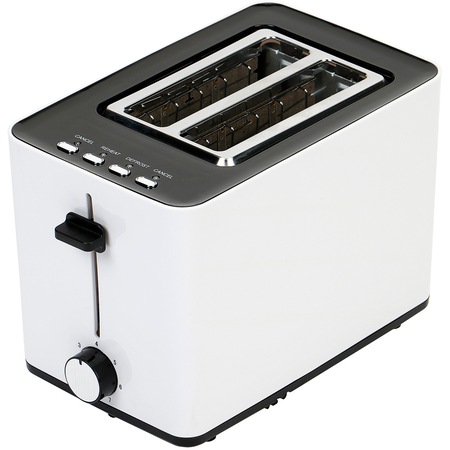 Prajitor de paine Star-Light TEB-850WH, 850W, 2 felii, Grad de rumenire ajustabil, 7 trepte, Functie dezghetare, Alb