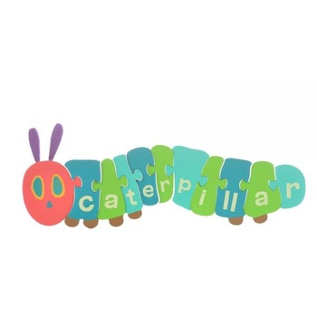Joc puzzle din lemn The Very Hungry Caterpillar. 48 cm Joc puzzle din lemn The Very Hungry Caterpillar. 48 cm