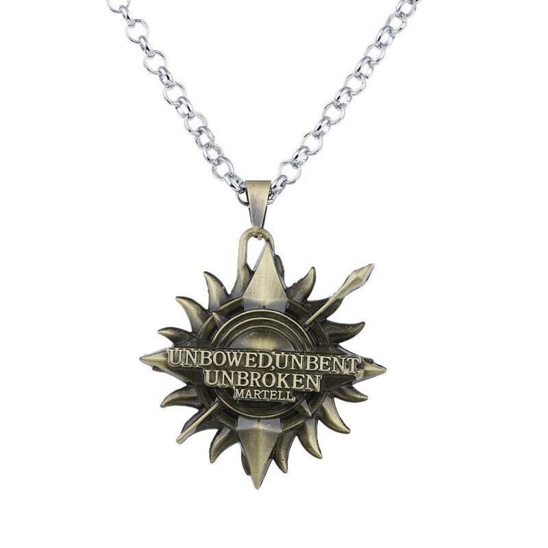 Lantisor Cu Pandantiv Game of Thrones Martell Bronze, Maro
