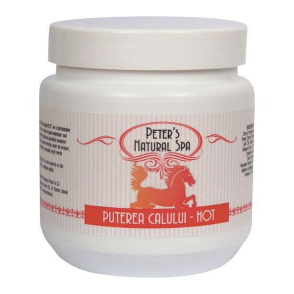 Gel Puterea Calului HOT Peter's Natural Spa 500g