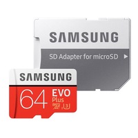 card de memorie samsung micro-sdhc evo plus 64gb class 10 u3 cu adaptor sd r100mbs w60mbs 4k imagen 7_0_
0