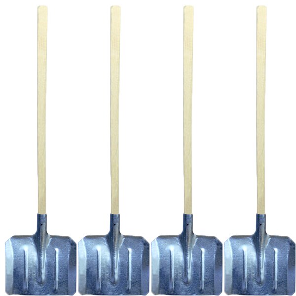 Pachet 4 bucati - Lopata zapada zincata cu coada lunga