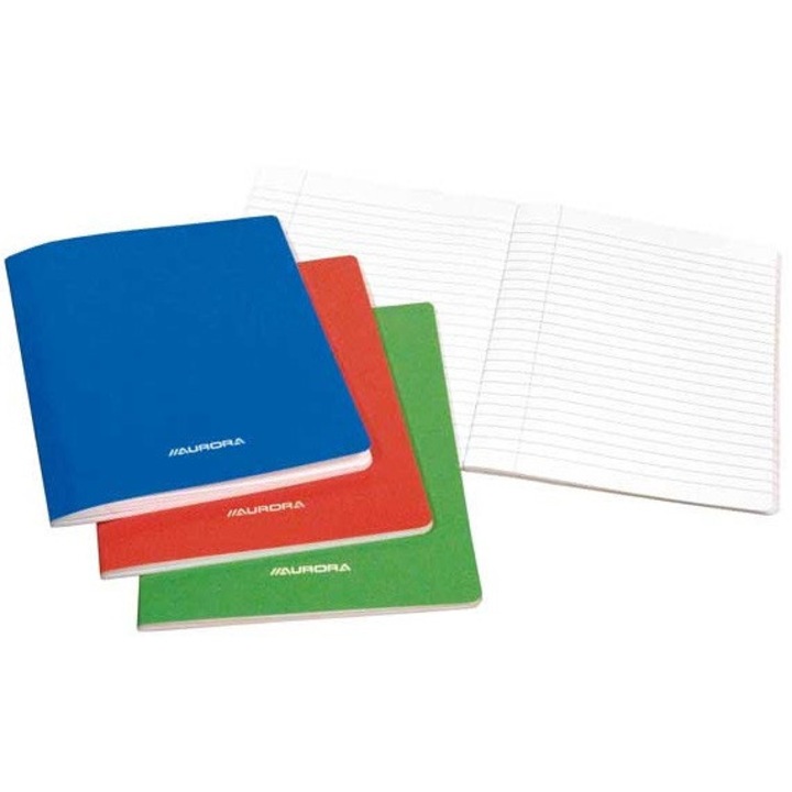 Füzet A4, Aurora, 60 lap, 80g/m2, vonalas, sokszínű