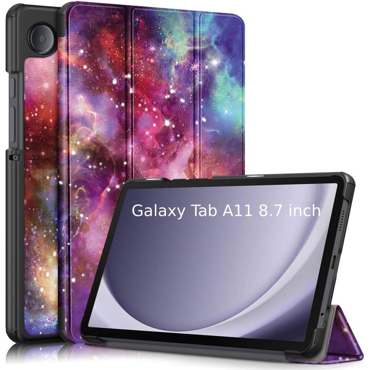Husa pentru Samsung Galaxy Tab A11 8.7 inch tip stand si inchidere magnetica, protectie 360 - Galaxy