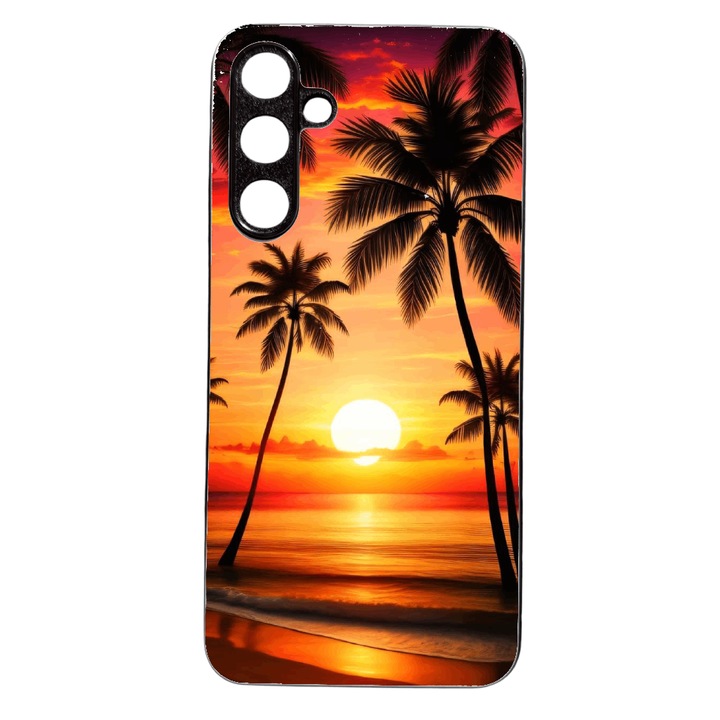 Husa Soft TPU compatibila cu Samsung Galaxy A56, Sunset Design