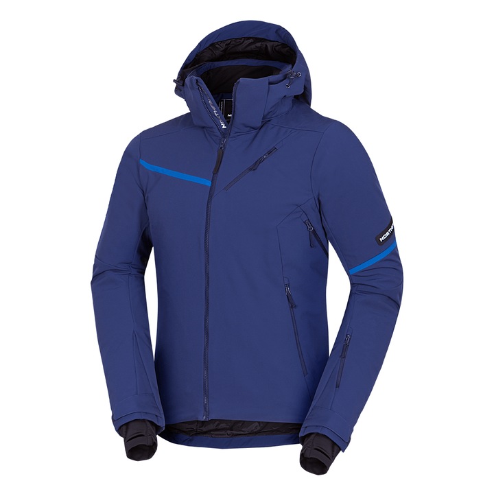 Geaca softshell captusita de schi pentru barbati, Northfinder, 3L NED 3XL, bleumarin
