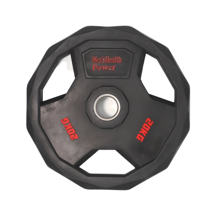 Disc olimpic cu grip, 50/51 mm, 20 KG, Lukadora