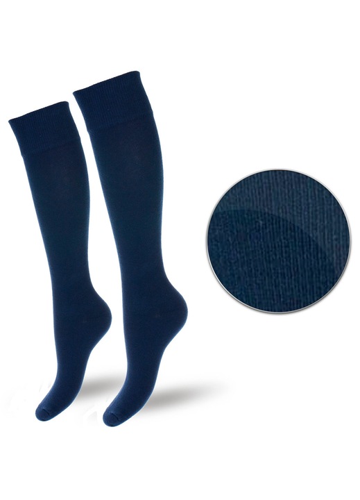 Дамски чорапи Milena, памук, син, 37-41