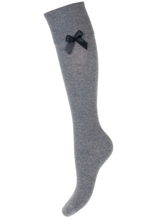 Дамски чорапи Милена, Памук, Сиви, 37-41 EU