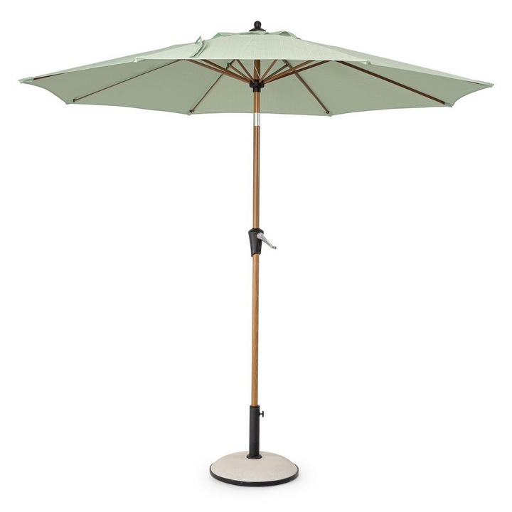 Градински чадър кафяво-зелен Palinuro Ø300x246h