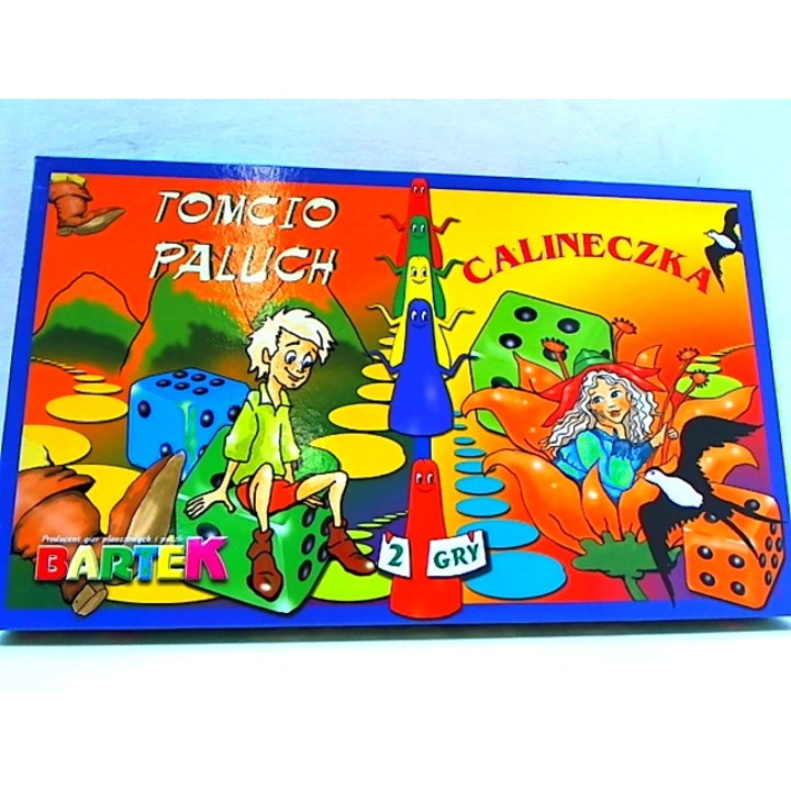 Calineczka/Tomcio Paluch társasjáték készlet, 2 db