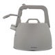 Чайник от неръждаема стомана със свирка 2.5л, сив, за всички видове котлони