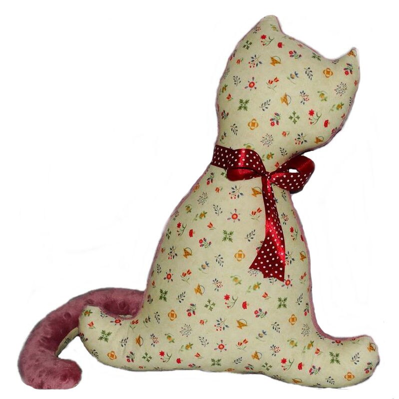 Perna jucarie Lady Chat, Uma Xaris, Handmade in Romania, 47X40CM