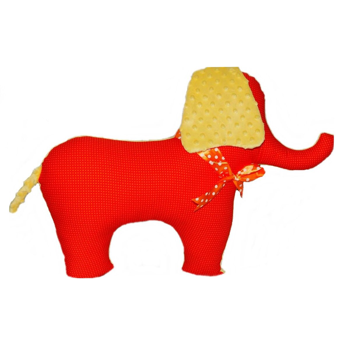Perna jucarie Sache Elephant, Uma Xaris, Handmade in Romania, 65x45 cm