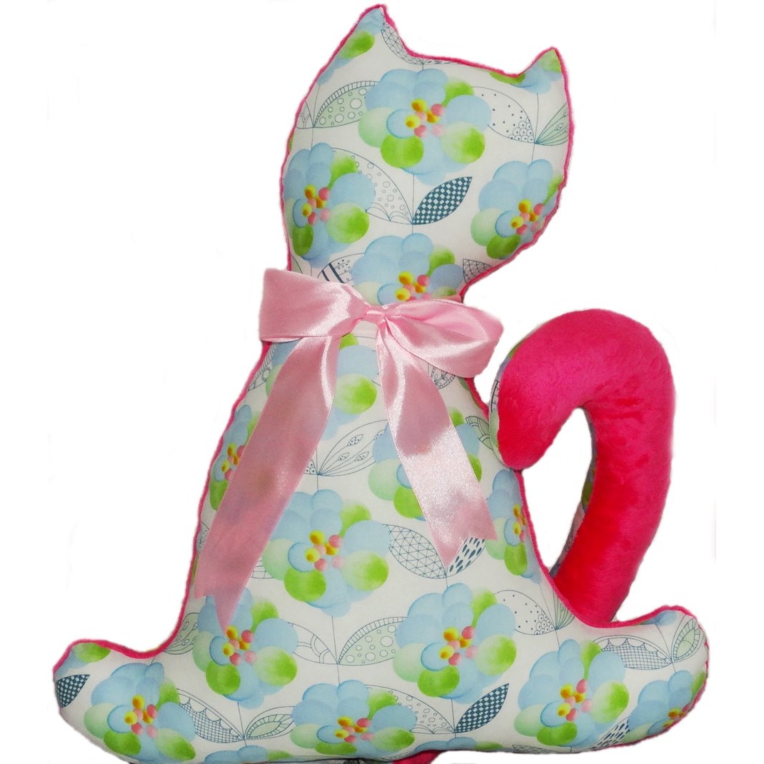 Perna jucarie Bombon Chat, Uma Xaris, Handmade in Romania, 47X40CM