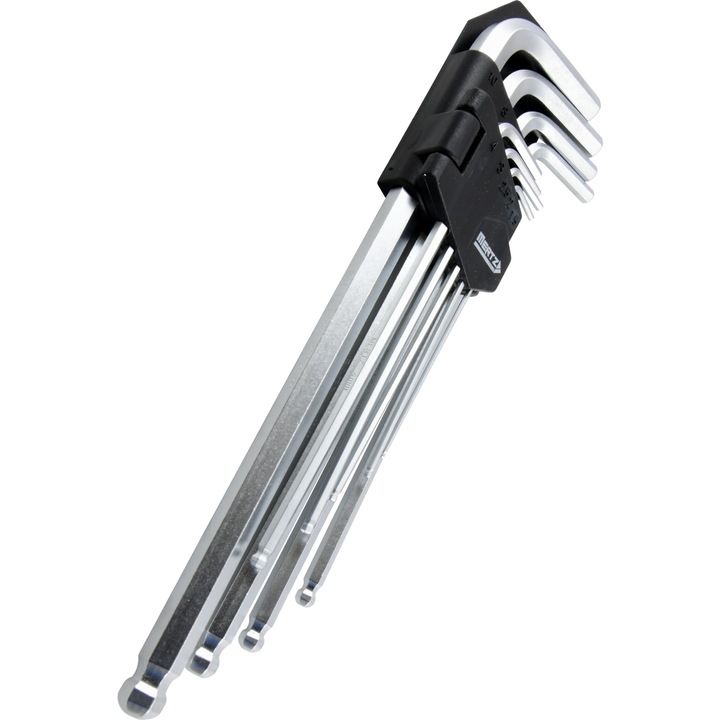 Set chei imbus Mertz cap sferic 9buc 1,5-10mm M12143 lung