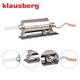 Kézi kolbásztöltő, Klausberg, 5 kg, rozsdamentes acél, mérete 71x19.5cm