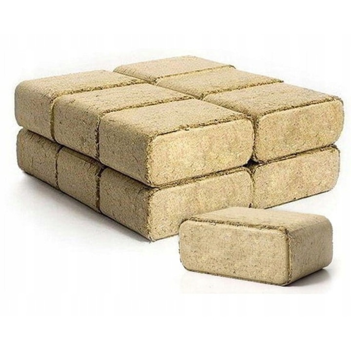 Brichete ecologice din frunze Trans-Pal 10kg, 18MJ/kg, set 12 bucati