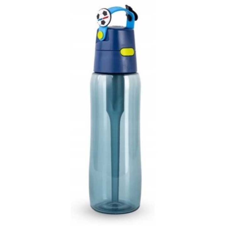 Butelca filtranta Dafi Solid Lovable 0,5l, filtru din carbune, personalizabila, multicolor