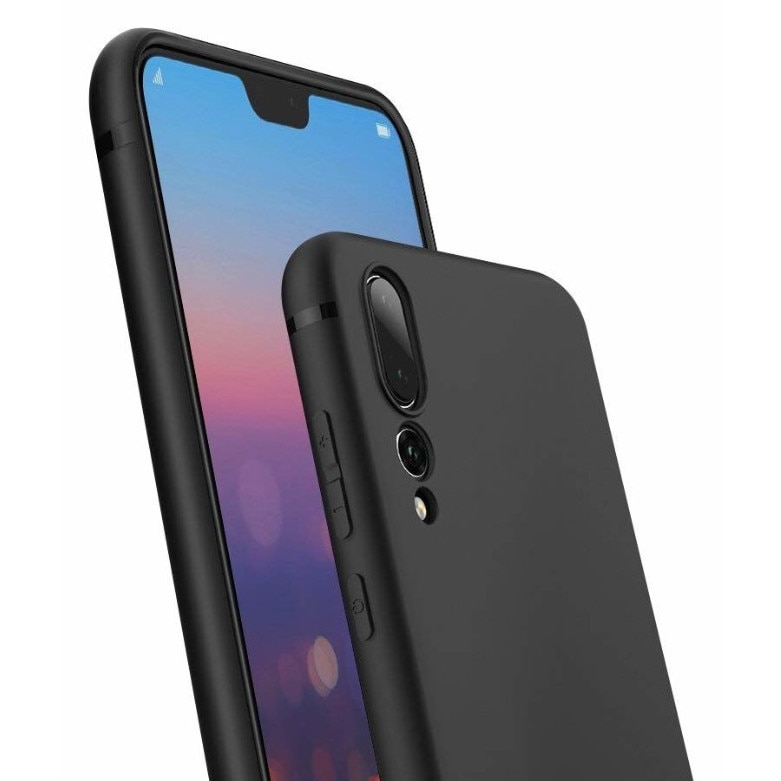 Husa Compatibila cu Huawei P20 PRO, Matte TPU, Negru